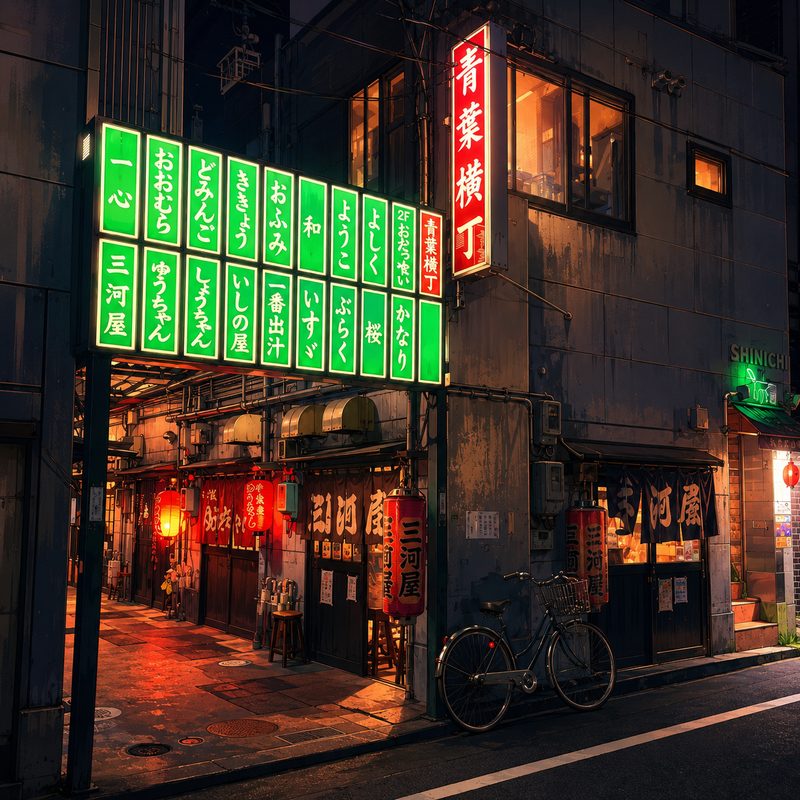 青葉横丁のイラスト