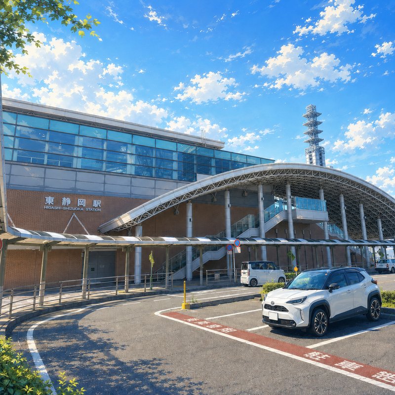 東静岡駅のイラスト