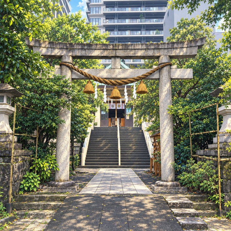 いかずち神社のイラスト