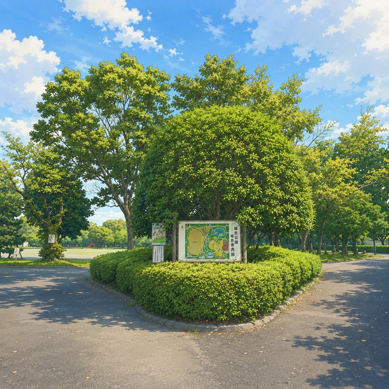 城北公園のイラスト