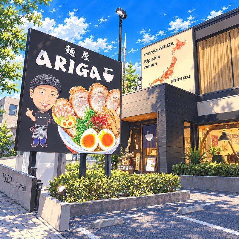 麺屋ARIGAのイラスト