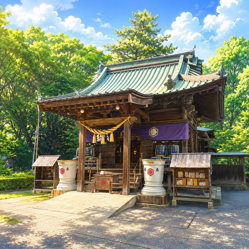 御穂神社のイラスト