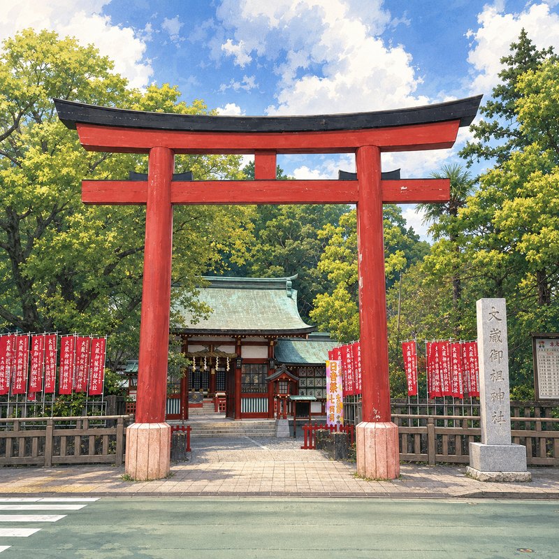 大歳御祖神社のイラスト