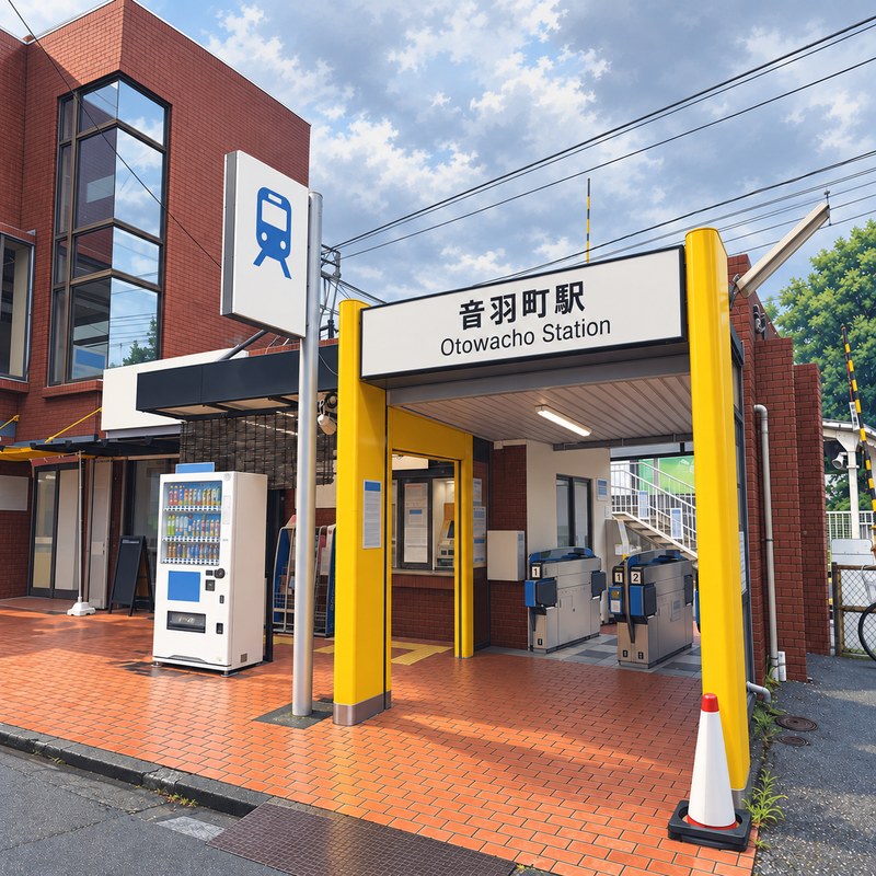 音羽町駅のイラスト