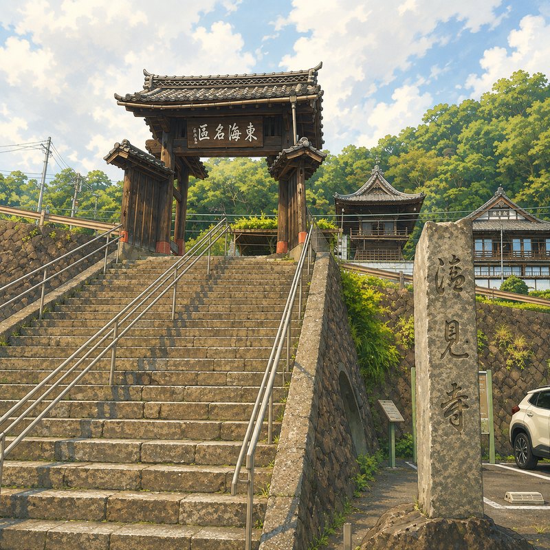 清見寺のイラスト