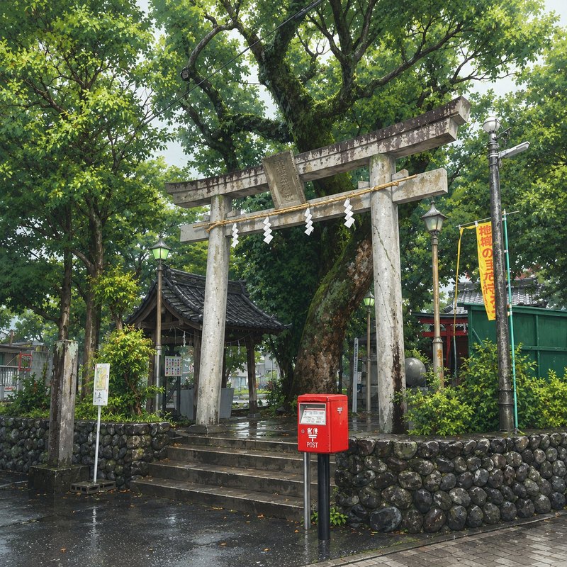 魚町稲荷神社のイラスト